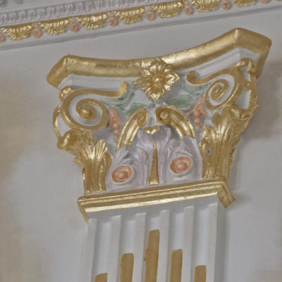 Foita decorativa stucco, aurie - 16x16 cm