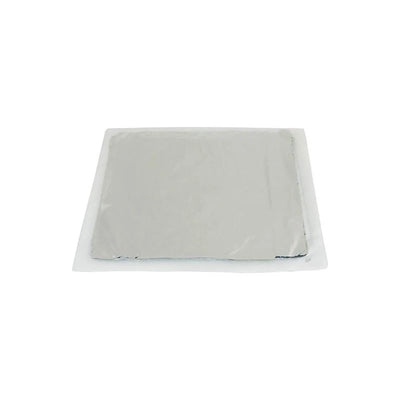 Foita decorativa stucco, argintie - 16x16 cm
