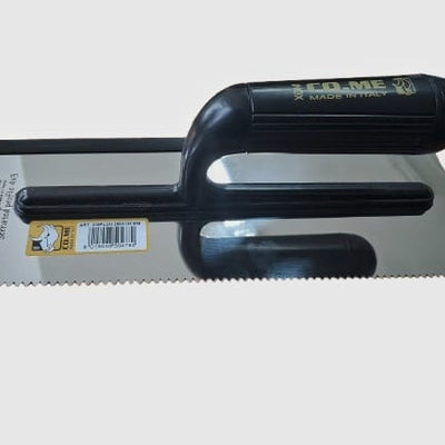 Gletiera profesionala din inox, pentru finisaje decorative grosiere, Pavan