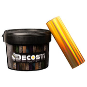 Kit folie de transfer, diverse culori - 25 mp + 2 kg adeziv