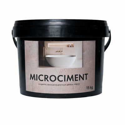 Microciment, acoperire decorativa premium pentru interior, 15 kg, Decosti
