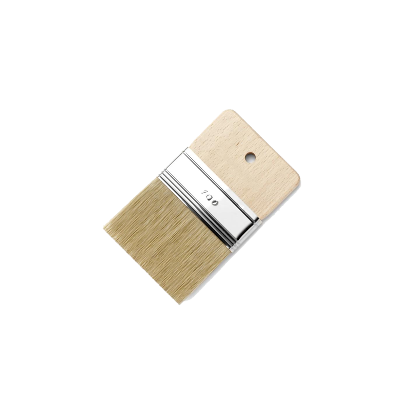Pensula lata Spalter cu par natural, maner lemn (100x9 mm)