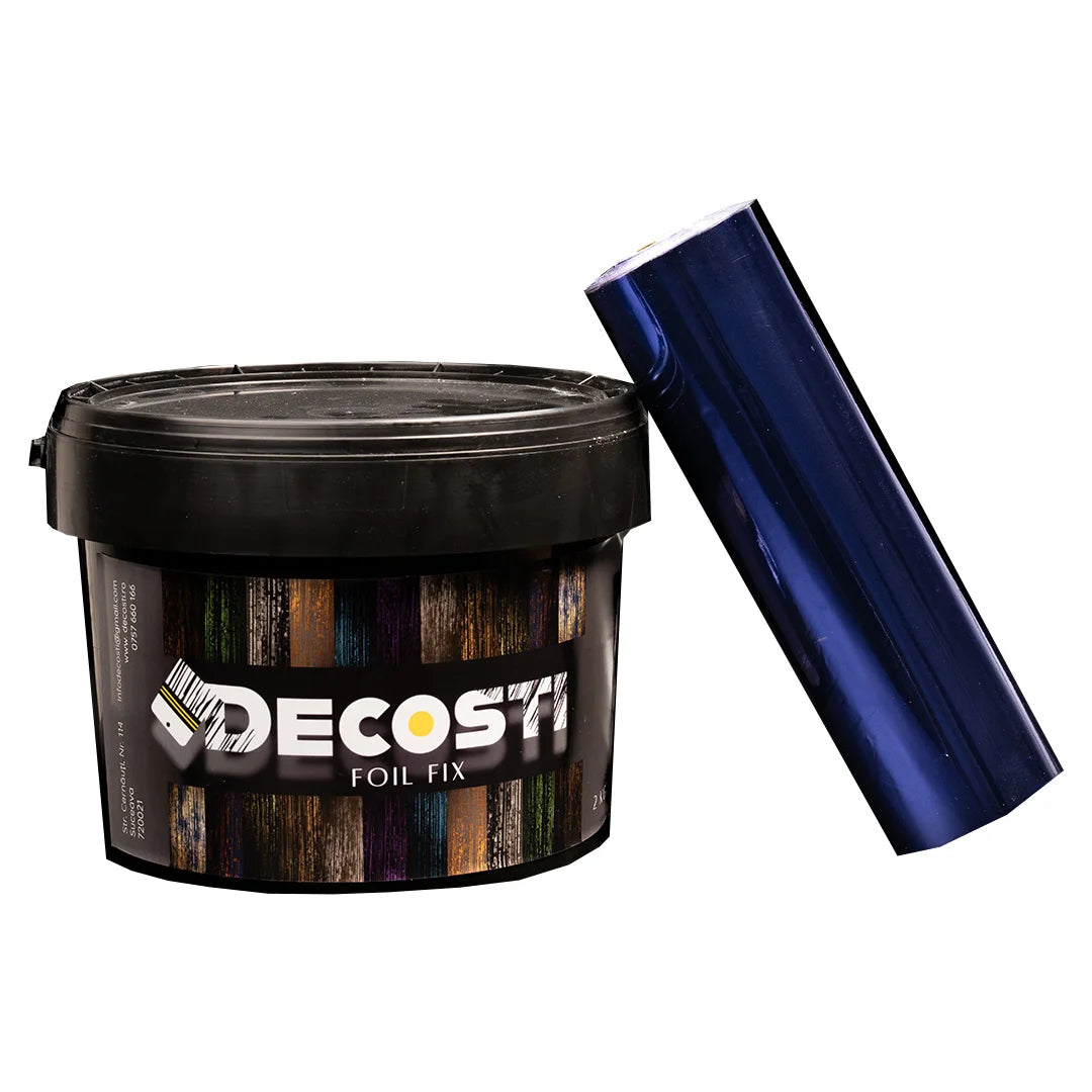 Kit folie de transfer, diverse culori - 25 mp + 2 kg adeziv