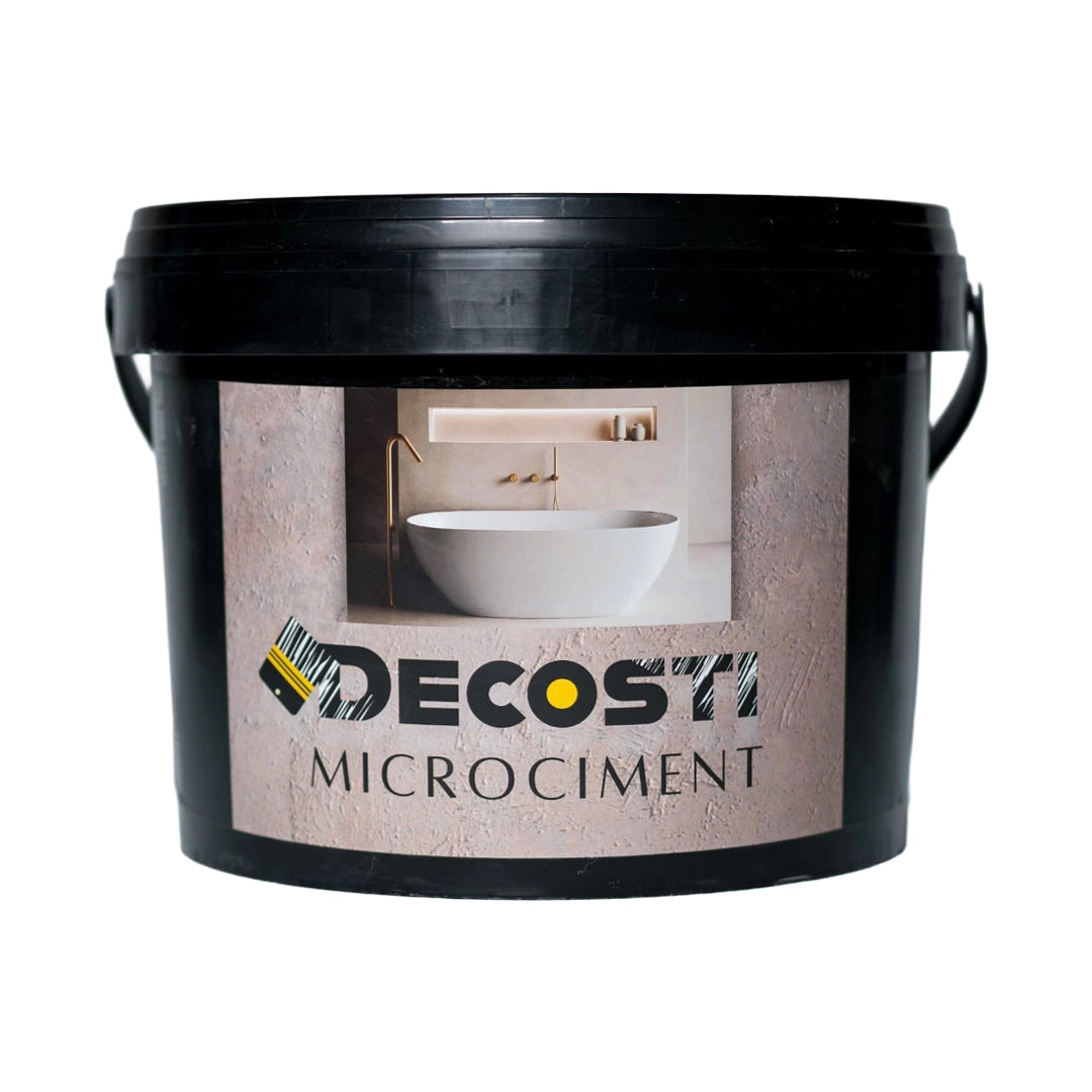 Microciment, acoperire decorativa premium pentru interior, 15 kg, Decosti