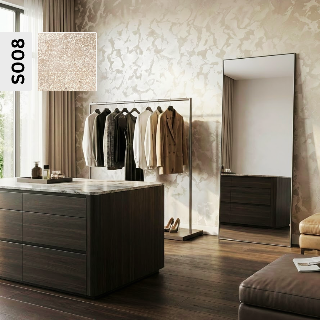 Vopsea decorativa cu reflexe perlate PERLALUX, 1L, 3L, Decosti S008 