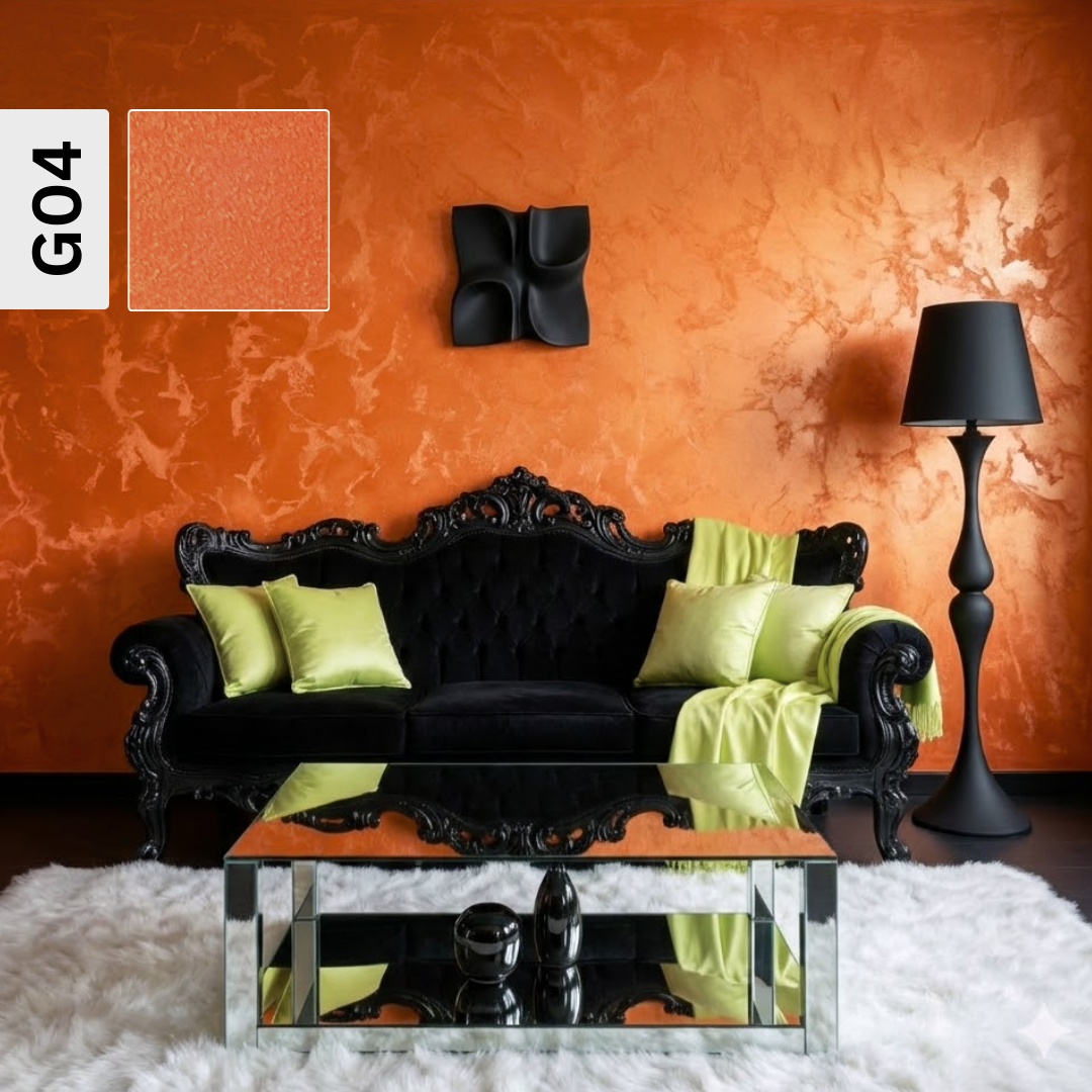 Vopsea decorativa Velvet pearl finish, Decosti (1/3 L) diverse culori G04