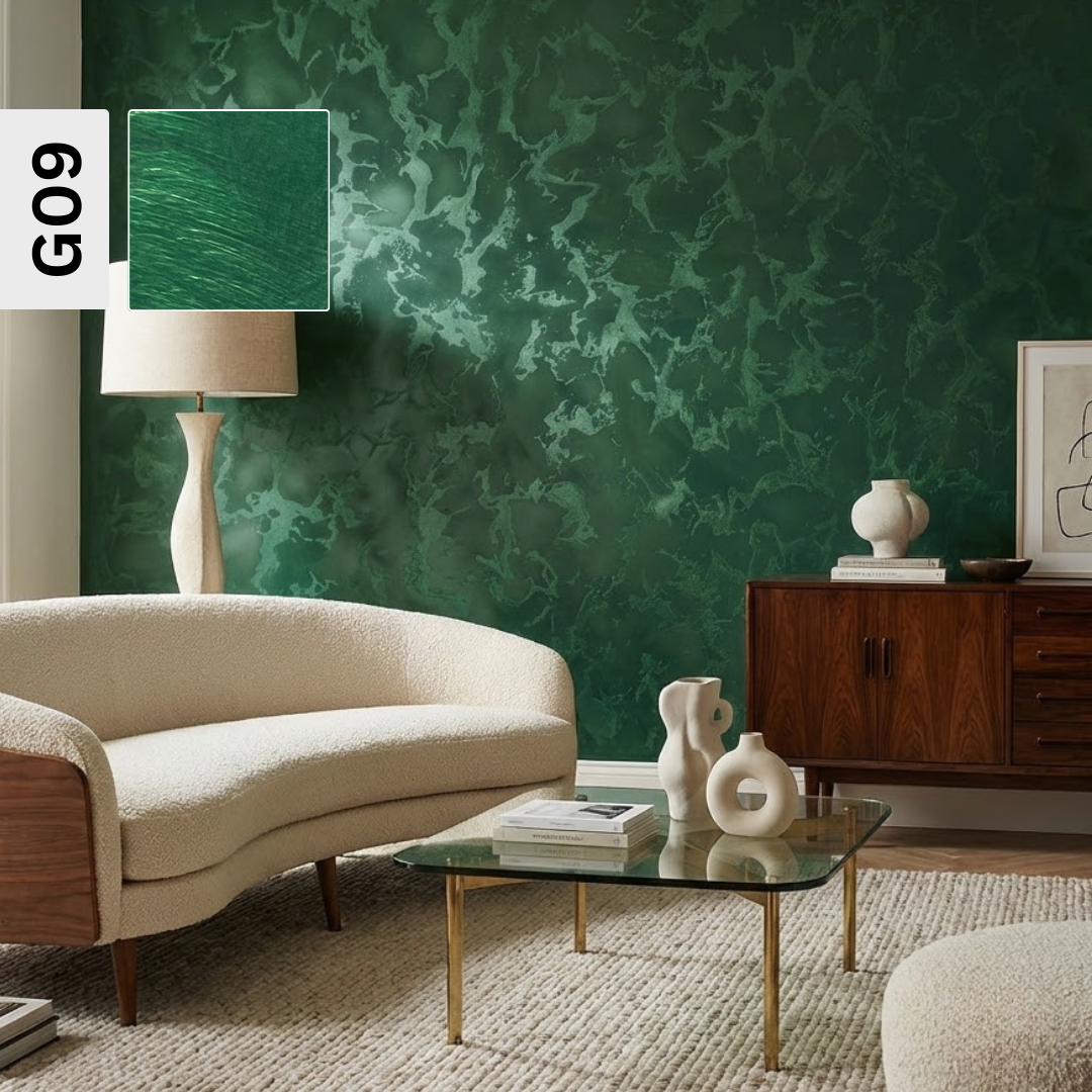 Vopsea decorativa Velvet pearl finish, Decosti (1/3 L) diverse culori G09 