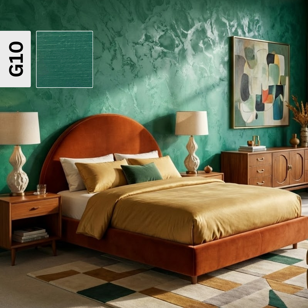 Vopsea decorativa Velvet pearl finish, Decosti (1/3 L) diverse culori G10 