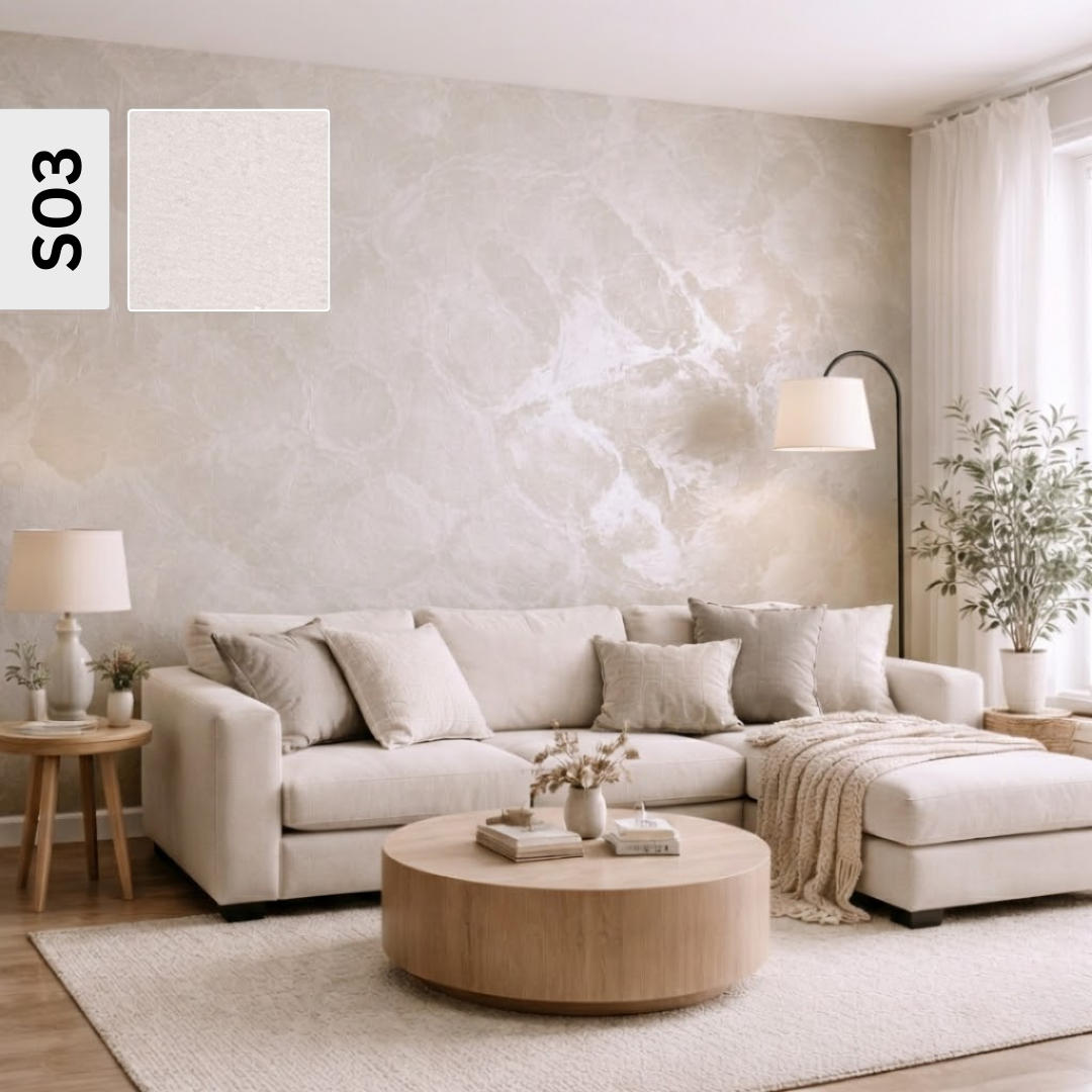 Vopsea decorativa Velvet pearl finish, Decosti (1/3 L) diverse culori S03