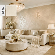 Vopsea decorativa Velvet pearl finish, Decosti (1/3 L) diverse culori S04 