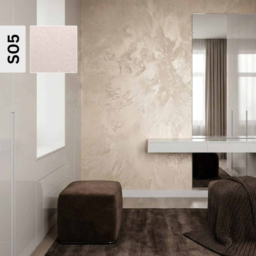Vopsea decorativa Velvet pearl finish, Decosti (1/3 L) diverse culori S05