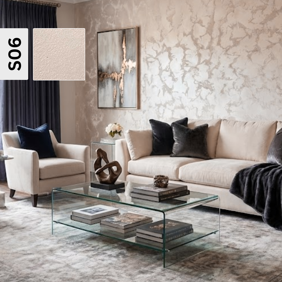 Vopsea decorativa Velvet pearl finish, Decosti (1/3 L) diverse culori S06