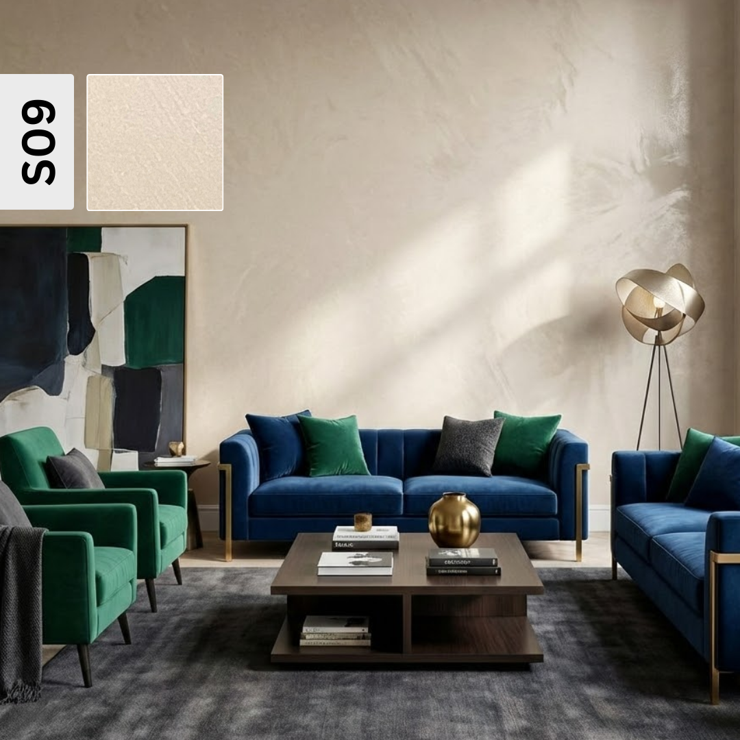 Vopsea decorativa Velvet pearl finish, Decosti (1/3 L) diverse culori S09
