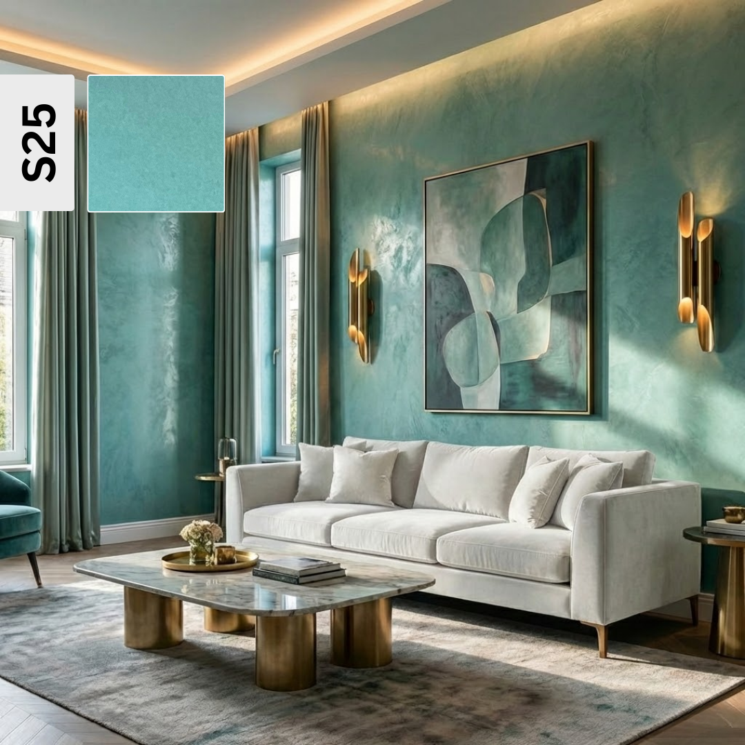 Vopsea decorativa Velvet pearl finish, Decosti (1/3 L) diverse culori S25 