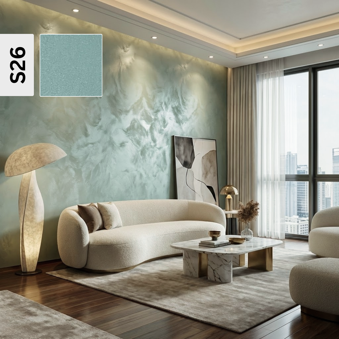 Vopsea decorativa Velvet pearl finish, Decosti (1/3 L) diverse culori S26 