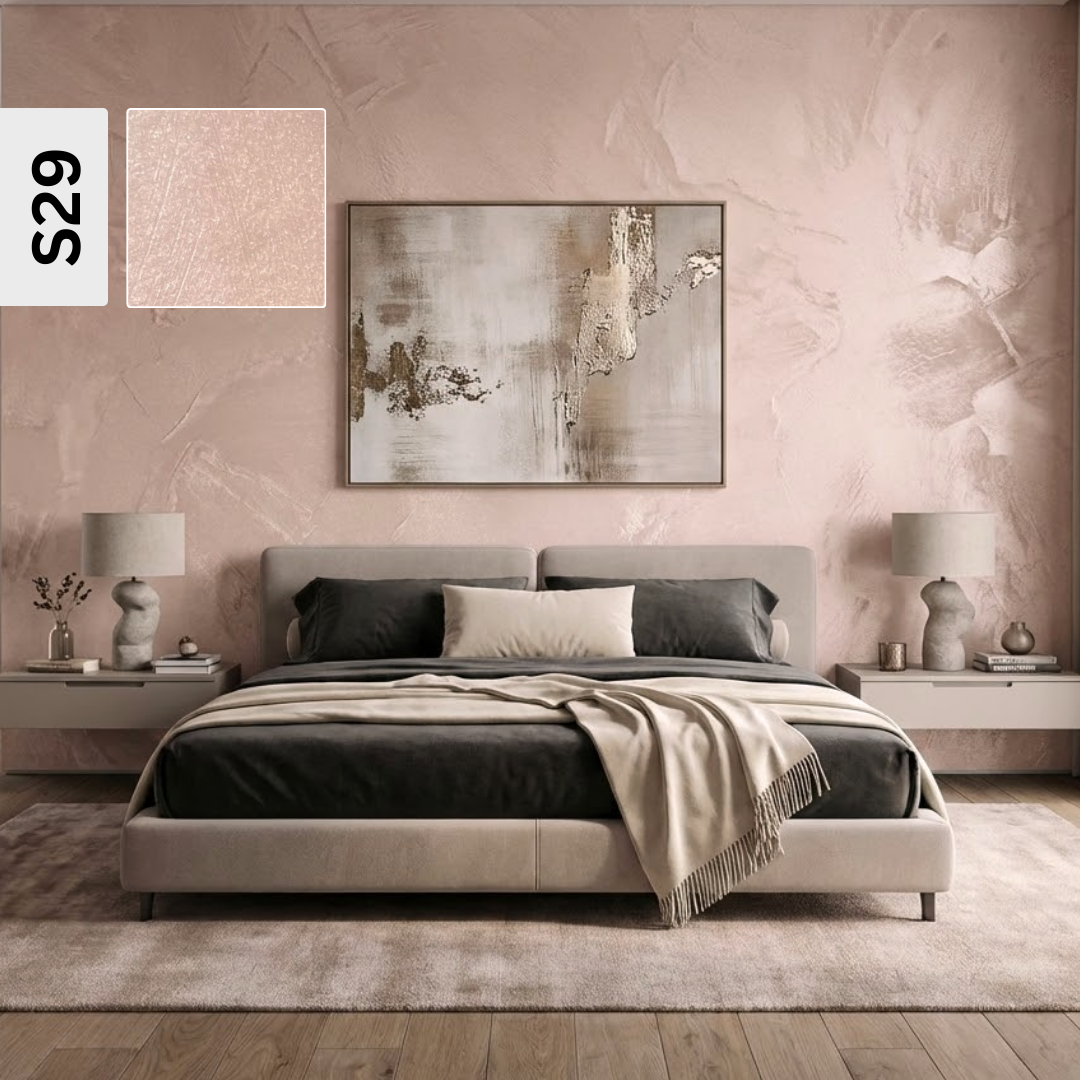 Vopsea decorativa Velvet pearl finish, Decosti (1/3 L) diverse culori S29 