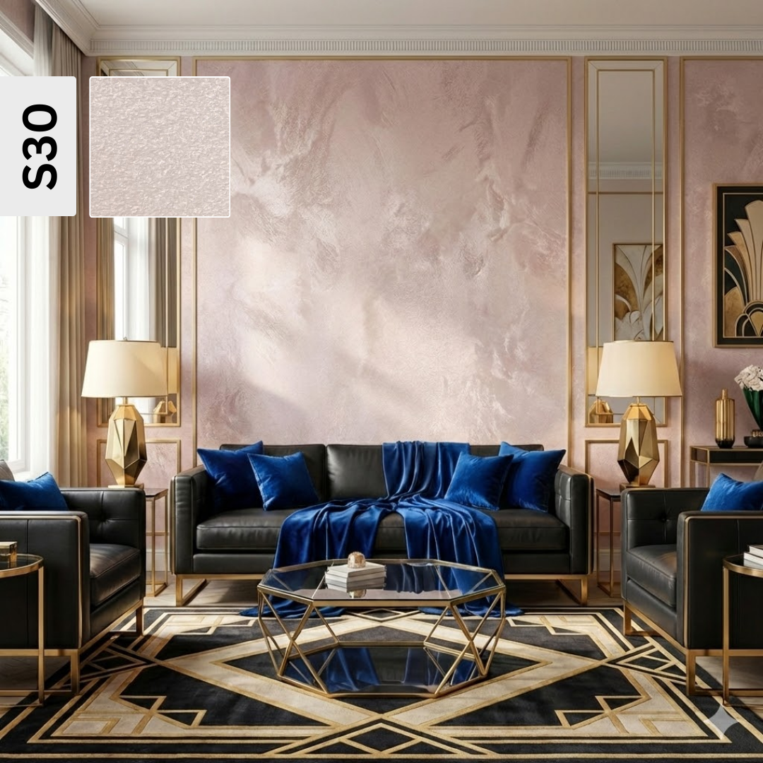Vopsea decorativa Velvet pearl finish, Decosti (1/3 L) diverse culori S30 