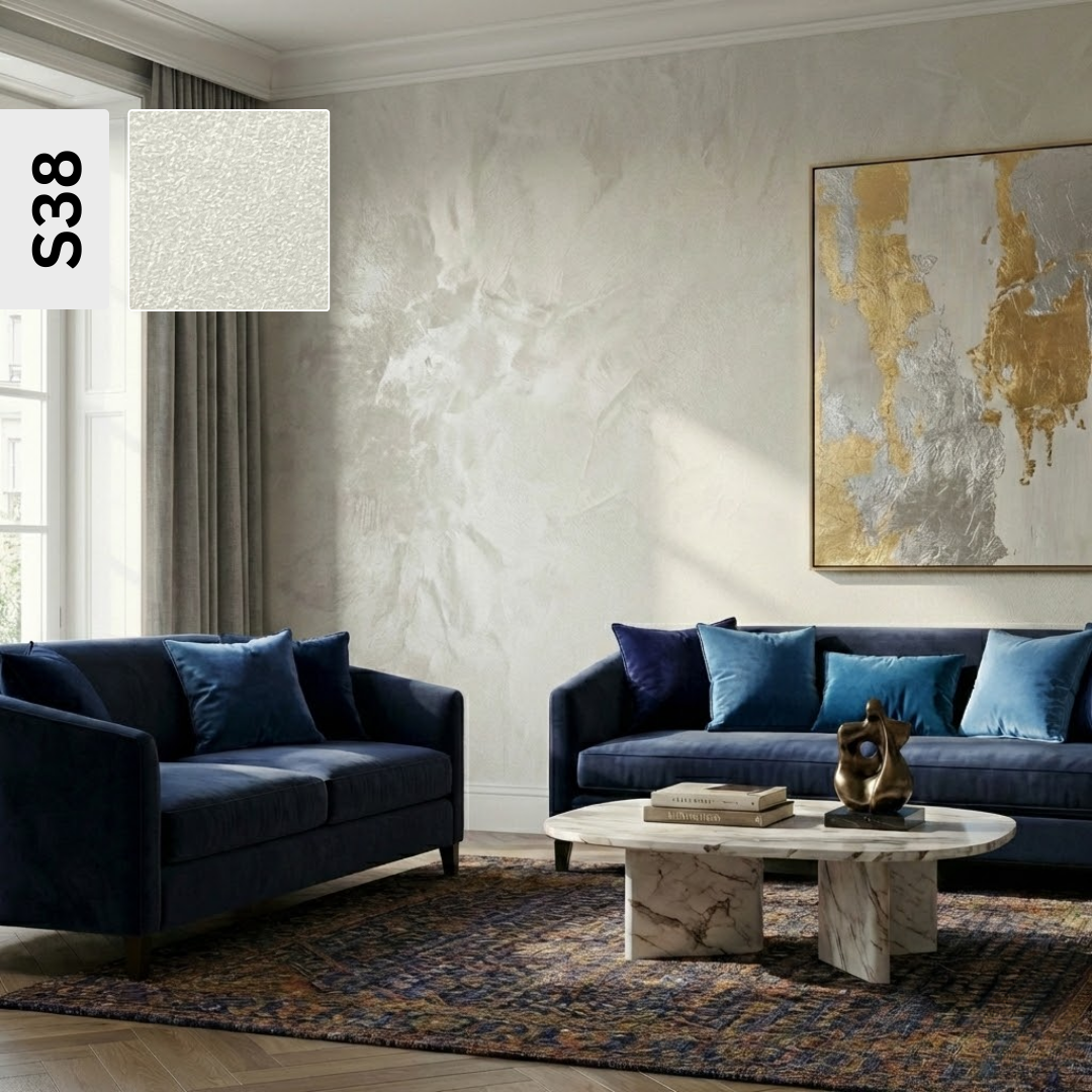 Vopsea decorativa Velvet pearl finish, Decosti (1/3 L) diverse culori S38 