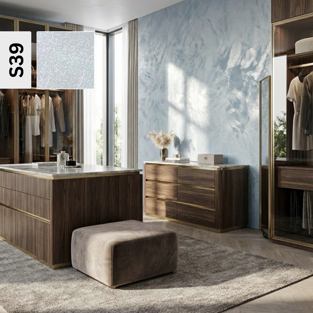 Vopsea decorativa Velvet pearl finish, Decosti (1/3 L) diverse culori S39 