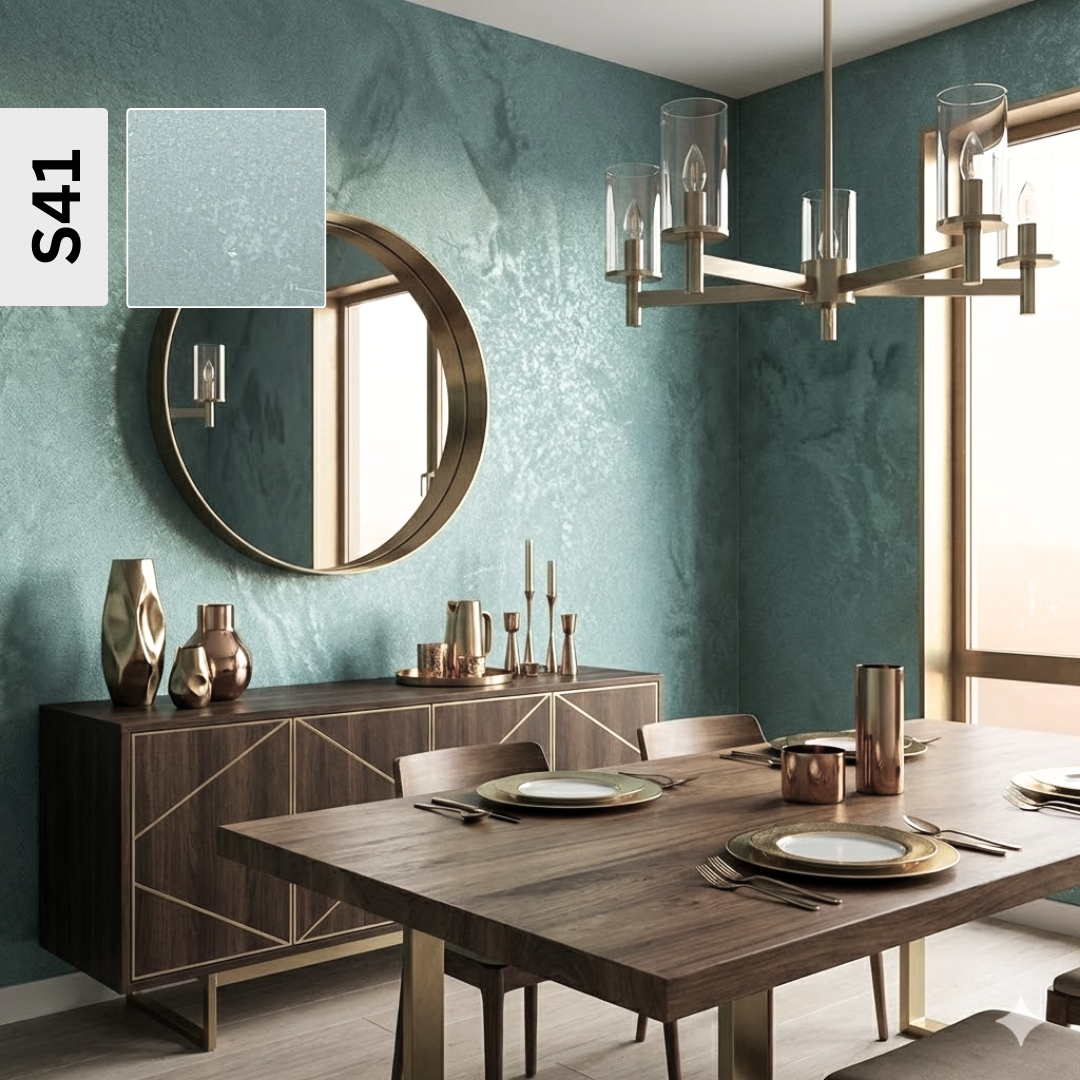 Vopsea decorativa Velvet pearl finish, Decosti (1/3 L) diverse culori S41 