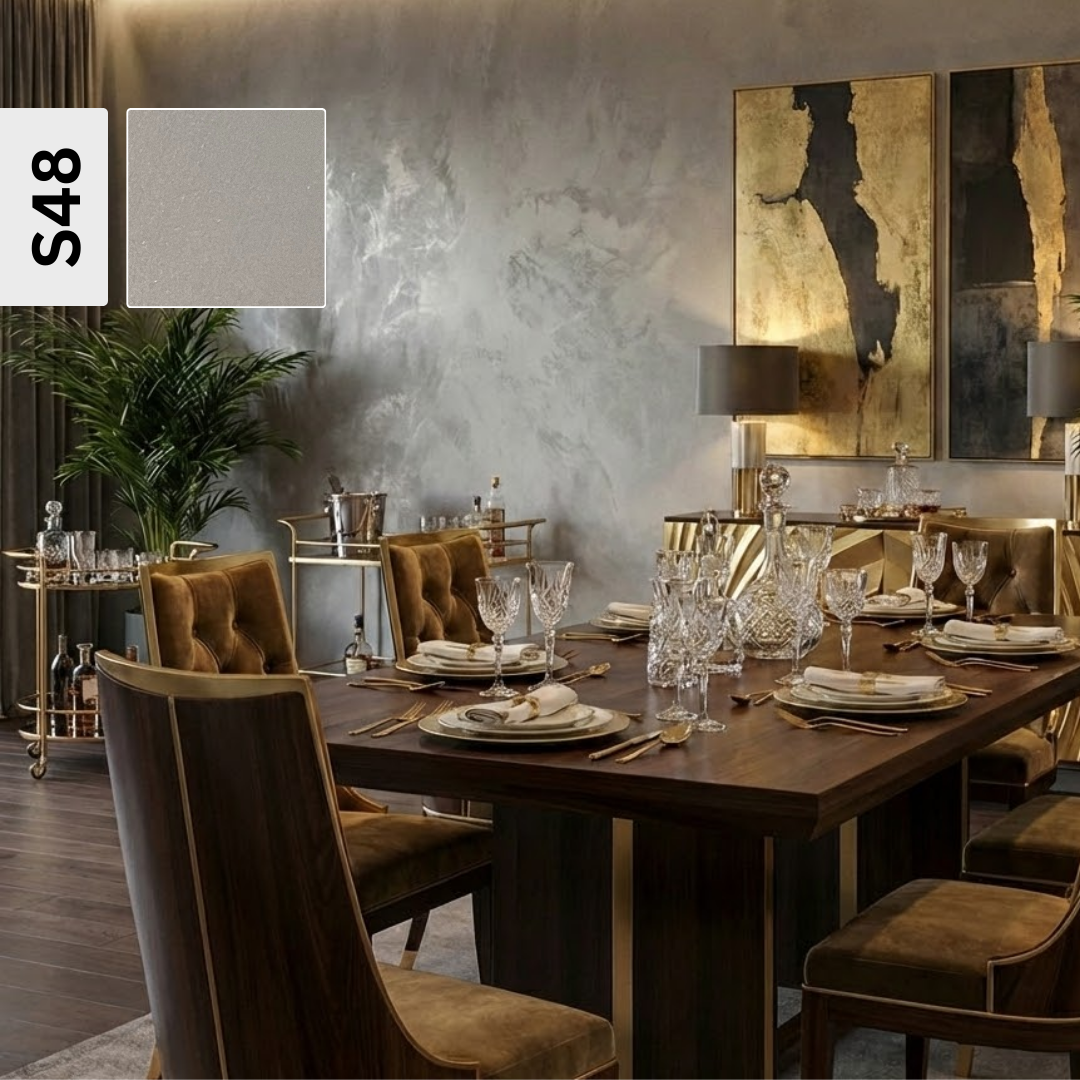 Vopsea decorativa Velvet pearl finish, Decosti (1/3 L) diverse culori S48 