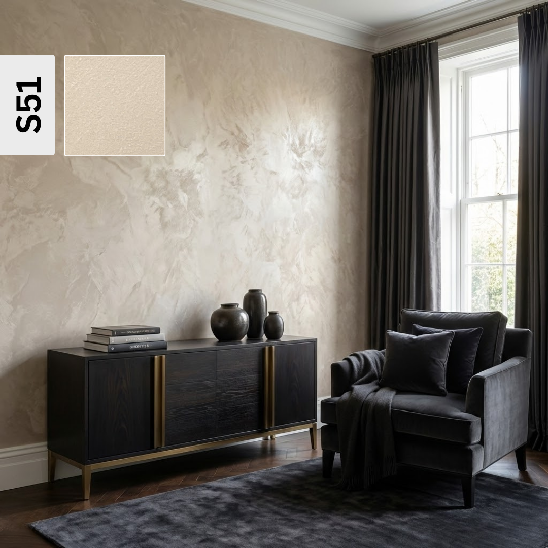 Vopsea decorativa Velvet pearl finish, Decosti (1/3 L) diverse culori S51