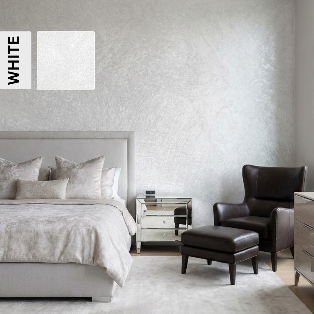 Vopsea decorativa Velvet pearl finish, Decosti (1/3 L) diverse culori white 