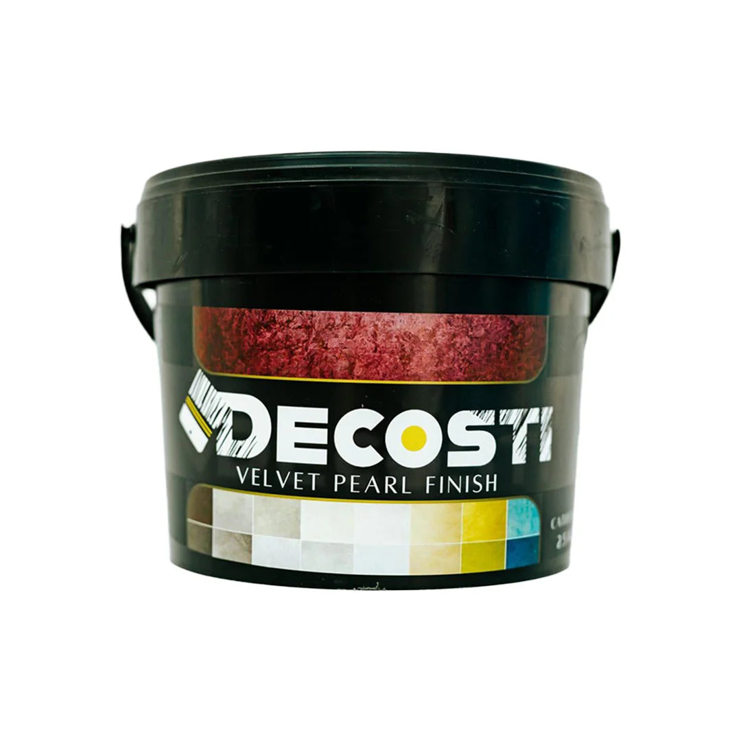Vopsea decorativa Velvet pearl finish, Decosti (1/3 L) diverse culori