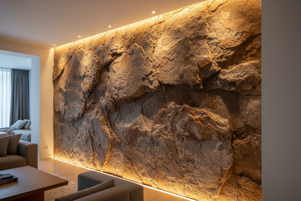 Rock-art, material decorativ efect piatra naturala, 25 kg, Decosti